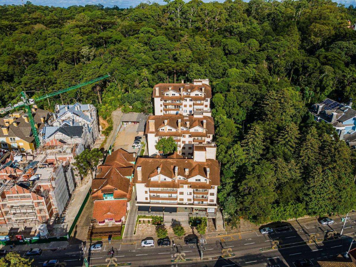 Flores Da Montanha 204C - Apto Borges De Medeiros Gramado 600 Metros Rua Coberta Apartamento Exterior foto
